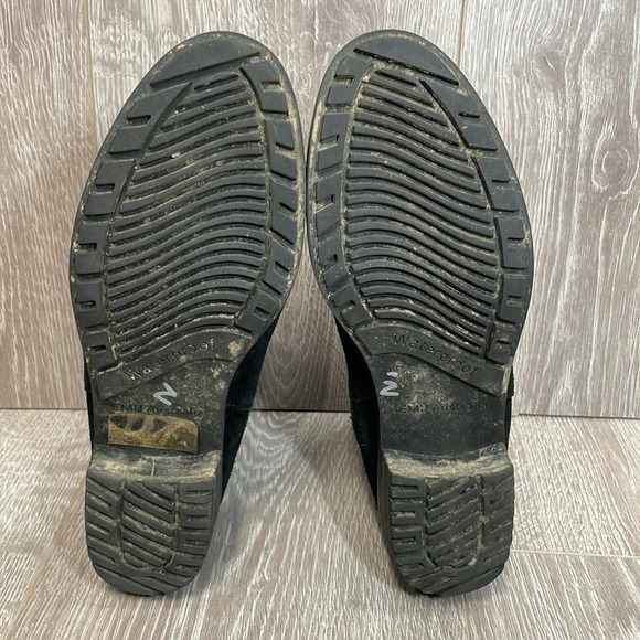 Emu Australia Ellin Suede Chelsea Boot Waterproof Merino Wool Lining Black 6 - Picture 8 of 16